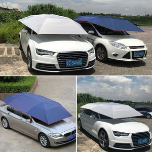 Half Automatic Waterproof Car Umbrella Anti-UV