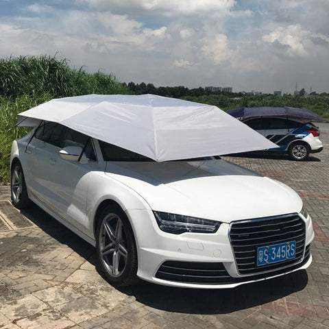 Image of Half Automatic Waterproof Car Umbrella Anti-UV