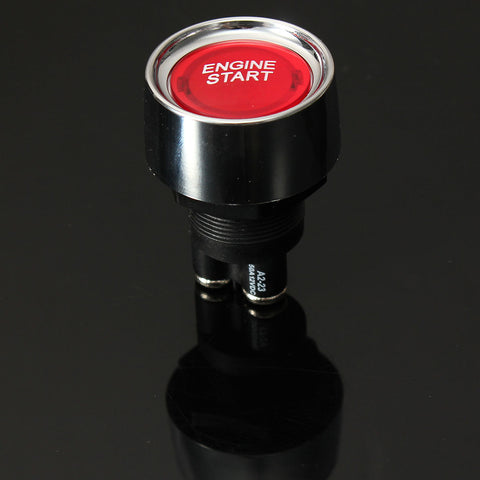 Image of Universal Car Auto Red Illuminated Push Button Touch Switch Engine Start Switch Race Starter