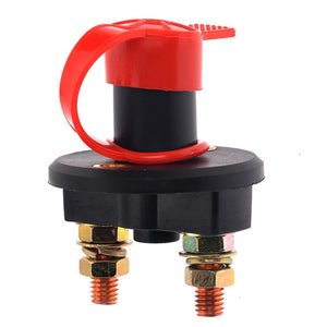 DC 12V-24V Vehicle Auto Car Truck Boat Battery Isolator Cut Off Switch with Removable Key