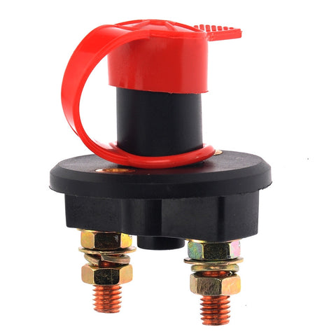 Image of DC 12V-24V Vehicle Auto Car Truck Boat Battery Isolator Cut Off Switch with Removable Key