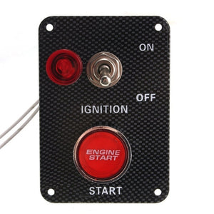 Race Car Electronics One Switch Kit Panel Engine Start Button Toggle with Accessory