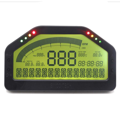 Image of LED Digital Dash Race Display DO903 7000rpm OBDII Bluetooth Connection Gauge Sensor Kit LCD Display Screen Universal For 12V Cars