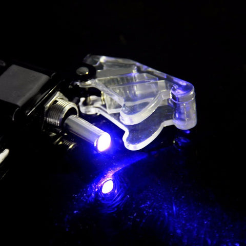 Image of Car Toggle Switch 12V 20A LED Light Toggle Engine Ignition Switch On/Off Button Cover